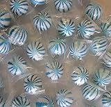 Blue n White Crazy Candy Balls 1 Pound