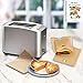 ekSel Non Stick Reusable Toaster Bags, Pack of 6