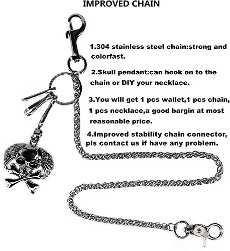 ABC-STORY-Wallet-for-Men-Women-with-Chain-Trucker-Biker-Wallet-Genuine-Leather-Bifold