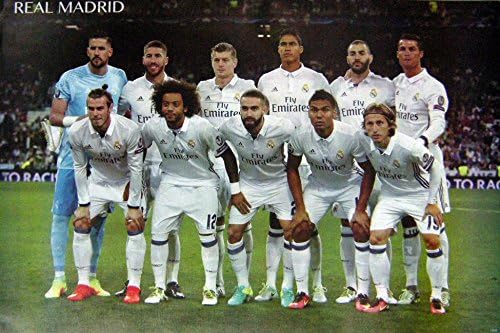 Real Madrid Season 2017 Football Soccer Sport poster Size 24”x35” S-0653