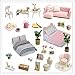 CUTEBEE Dollhouse Miniature with Furniture, DIY Dollhouse Kit Plus Dust Proof and Music Movement, 1:24 Scale Creative Room Idea (Girlish Dream)