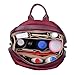 ZTUJO Felt Backpack Organizer Insert, Round Top Purse Organizer, Travel Backpack, Beige, 25L