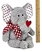 Bearington Hugh Loves You Valentine's Stuffed Animal for Kids, 13 Inch Elephant Stuffed Animal, Ideal as a Valentine's Day Gift