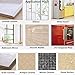 DSMY Adhensive Hooks 27 Pack, Large Adhesive Hooks 8Ib(Max) Stainless Steel Towel and Coats Hooks - Assorted Sizes