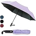 Pumi-geous Automatic Umbrella Windproof Lightweight Strong Compact UV Protection Rain Travel Umbrellas Collapsible Backpack Umbrella Suit For Adult
