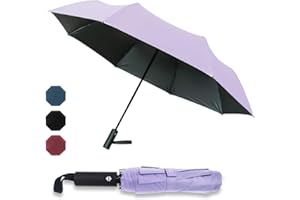 Pumi-geous Automatic Umbrella Windproof Lightweight Strong Compact UV Protection Rain Travel Umbrellas Collapsible Backpack Umbrella Suit For Adult