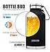 Bottle Bud Insulated Beer Growler – Keeps Beer Carbonated and Cold for More Than 24 Hours – Keeps Drinks Hot for 12 Hours – Leak Proof Lid, Neoprene Carry Case – Stainless Steel Growler for Beer 64 oz