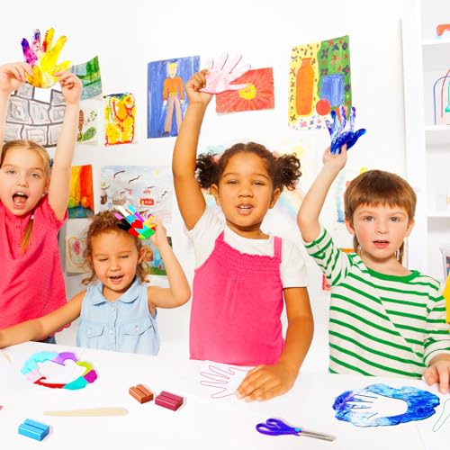 Titoclar Make Your Own Clay Handprint Bowls - Arts & Crafts for Kids Ages 4-8 6-8 8-12, Idea Gifts for Girl Boy Kids, Toys for Kids,Crafts for Girls Christmas Crafts Toys Birthday Gifts