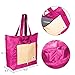 RoryTory 2 pack Various Colored Foldable Compact Nylon Shopping Travel Tote Bag