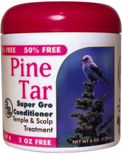 BB Pine Tar Super Gro Hair & Scalp Bonus 6 oz. (Pack of 6)