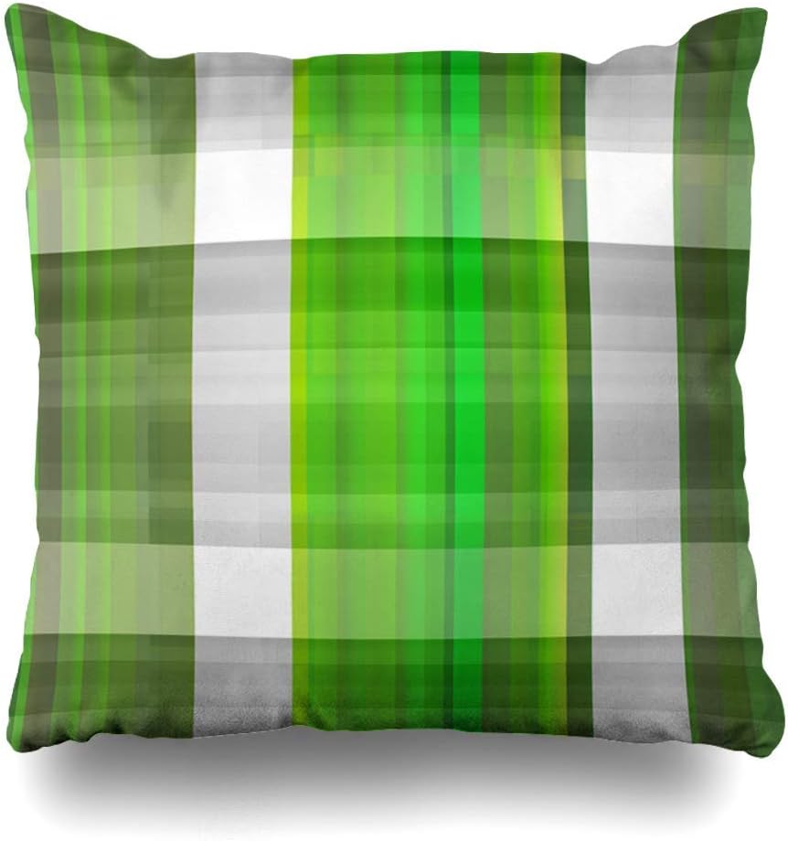 saletopk Spring Throw Pillow Cover Funda de Almohada Frame Cage Green