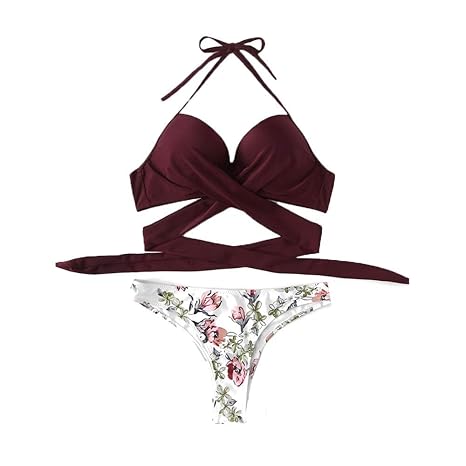 Oasics Mode Sexy Damen Bademode Drücken Hohe Bikini Dick Gepolsterte Bademode Bandagen Einfarbig Bad Bademode S-XL