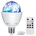 LinkMate Disco Ball Light Bulb Lamp Led Party Lights 3W E27 RGB Rotating Sound Activated Strobe Lights Party Bulb Stage Light for Family Parties ,Birthday,Desk Lamp with Remote Control