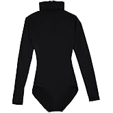 Capezio Girls' Team Basic Turtleneck Long Sleeve Leotard with Snaps