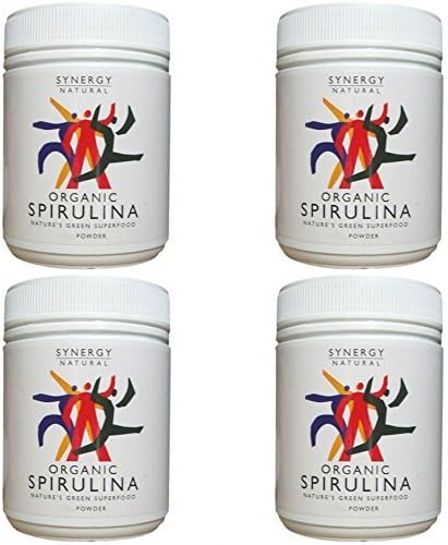 (4 PACK) - Synergy Natural - Org Spirulina Powder SYN-BSO200P | 200g | 4 PACK BUNDLE by Synergy Natural