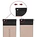 Henoda Compatible with Fitbit Blaze Bands Leather Large Black Bracelet Strap Smart Fitness Watch Band Women Men