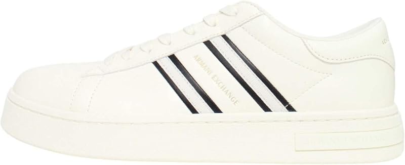 Male London, Side Stripes, Color Contrast, Sneaker,White,11