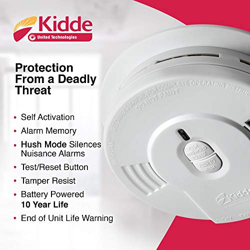 Kidde Sealed Lithium Battery Power Smoke Detector Alarm | Model i9010 - //coolthings.us
