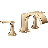 hansgrohe Locarno -Handle 16-inch Wide Roman Tub Filler Bathtub Faucet in Brushed Bronze, 04816140