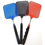 HEAVY DUTY EXTENDABLE FLY SWATTER Plastic Bug Mosquito Insect Killer Telescopic