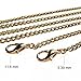 Kroo Handbag Purse Chain Strap for Ladies Shoulder Accessories Crossbody Bags with Metal Buckle, 46