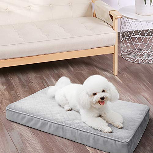HACHIKITTY Orthopedic Dog Bed Removable Cover, Crate Dog Bed Mattress