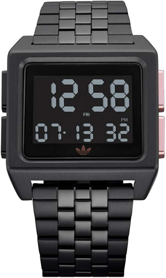 Amazon アディダス Adidas メンズ レディース Archive M1 アーカイブ ブラック ステンレス デジタル 男女兼用 ペアも Ck3108 Z 00 腕時計 並行輸入品 メンズ腕時計 腕時計 通販