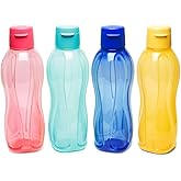 Tupperware Fliptop Water Bottle Set, 750Ml, Set Of 4