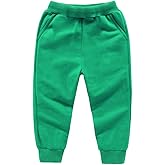 DCUTERQ Baby Boys Girls Sweatpants Casual Cotton Pure Color Sport Jogger Pants Athletic Trousers with Pockets