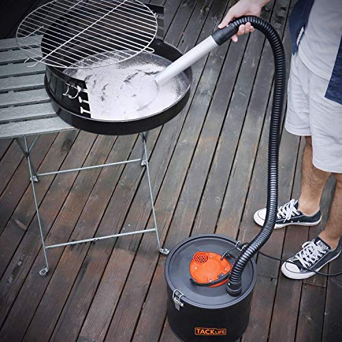 Ash Vacuum TACKLIFE 5 Gallon 800W Fireplace Vacuum with Blow function