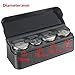 MATCC Car Interior Plastic Coin Case Storage Box Holder Container Organizer Black