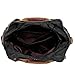 z-joyee Women's Ladies Casual Vintage Hobo Canvas Daily Purse Top Handle Shoulder Tote Shopper Handbag Satchel Bag,Black