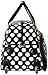 World Traveler 21-Inch Carry-On Rolling Duffel Bag, Black White Dot II