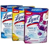 Lysol Click Gel Variety Bundle - 3 Items: 1 Box Lavender Scent, 1 Box Citrus Scent, 1 Box Ocean Fresh Scent