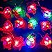 U-Goforst Christmas Light Up Toy - 24 PCS Christmas LED Light Up Party Favor Necklace Bracelet for Kids and Adults Flashing Christmas Stocking Stuffers Ornaments Decorations with Gift Box