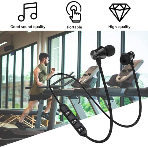 Wireless Headphone, Bluetooth Headphone,Sports Earbuds, Magnetic Earbuds,Built-in Microphone IPX6 Waterproof Stereo Headphone,for GymRunning Noise Cancelling Headsets