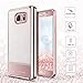 Case for Galaxy Note 5, Phone Case for Galaxy Note 5, BENTOBEN Bling Glitter Chrome Stripe Design Hybrid TPU PC Dual Layer Shockproof Slim Protective Phone Case Cover for Samsung Galaxy Note 5 Cute Ro
