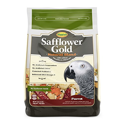 HIGGINS Safflower Gold Food for Parrots, 25-Pound