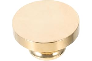 MOKKHNB Blank Brass Wax Seal Stamp Head 24mm Round Vintage Sealing Stamp Replacement for Envelopes Wedding