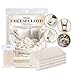 Cheesecloth, Grade 60,45 Sq Feet,100% Unbleached Fabric Cotton with Cooking Twine, Washable and Reusable, Cheese cloth for Cooking-Nut Milk Bag, Strainer, Filter, Decorations