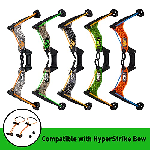 Zing HyperStrike Bow Bungee Replacement and Arrow Refill Pack, Includes 2 Green HyperStrike