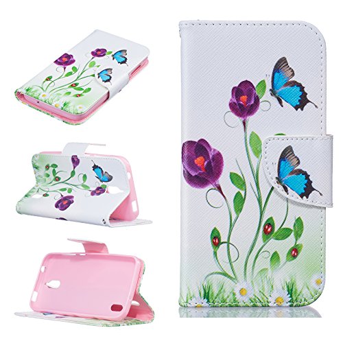 Huawei y625 case [kickstand] pattern pu leather wallet …