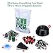 MIXC 1/4-inch Drip Irrigation Kits Accessories Plant Watering System with 50ft 1/4' Blank Distribution Tubing Hose, 20pcs Dripers, 19pcs Barbed Fittings, Support Stakes, Quick Adapter, Model: GG0C