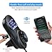 Bluetooth FM Transmitter, Bluetooth Car Adapter, Wireless In-Car Bluetooth Receiver Hands-free Car Charger with Dual USB Ports For iPhone Samsung, Supporting TF Card Mp3 Player