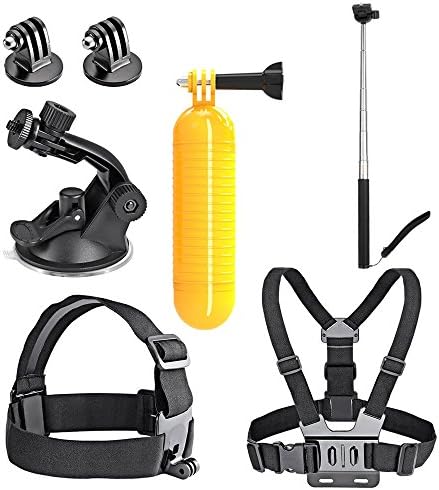 DoPlus Accessories Kit for GoPro Hero 5 4 3+ 3 2 1 Hero Session Black Silver Cameras