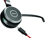 Jabra Evolve 65 SE Wireless Stereo Headset Bluetooth Noise-Canceling Mic MS view 6
