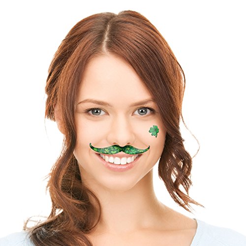 St. Patty's Stache StacheTATS Mustache Tattoos