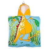 Hooded Towel for Kids Toddlers Bath Wrap Beach Poncho with Hood Cover Up Robe Baby