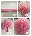 Ohuhu 5-pack Crafts Pom Poms/ Tissue Paper Flowers for Birthday Wedding Party Events Holiday Decoration and Home