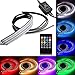 GTP Car Truck Underglow Underbody System Neon Strip RGB LED Light Strips Multi-Color Lighting Kit w/Sound Active Function and Wireless Remote Control 5050 SMD (36 & 24 inch)thumb 2